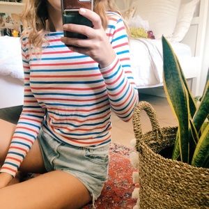 Striped J Crew Long Sleeve